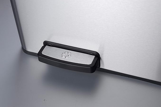 Step N' Sort The 18.5 Gallon Extra Large Capacity, Dual Trash and Recycling Bin - Image 8