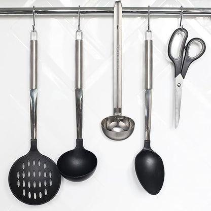 meekoo 1 Pieces Stainless Steel Ladle Soup Handle Ladle - Image 6