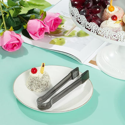 10 Pcs Plastic Buffet Serving Tongs, 6.3 Inches - Image 7