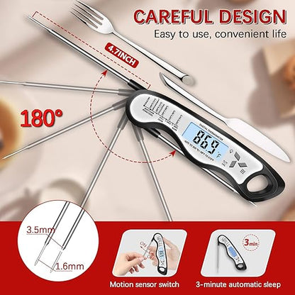 Meat Thermometer Digital，IP67 Waterproof Cooking Thermometer - Image 5