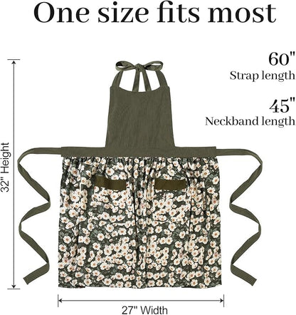 Cute Floral Aprons for Women - Image 6