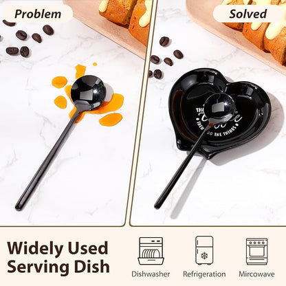 FoldTier 2 Pcs Ceramic Coffee Spoon Rest - Image 4