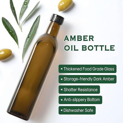 AOZITA 17oz Glass Olive Oil Dispenser - Image 3