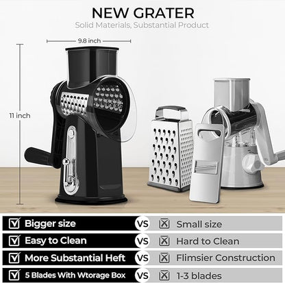 SUSTEAS Rotary Cheese Grater - Image 5