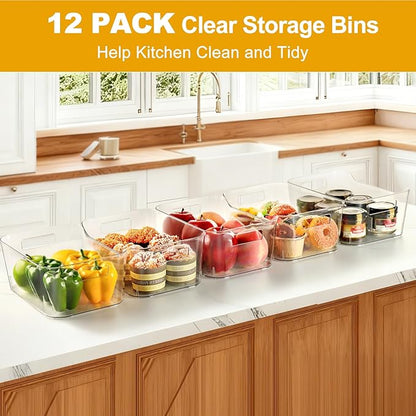 Hudgan 12 Pack Pantry Storage Bins - Image 3