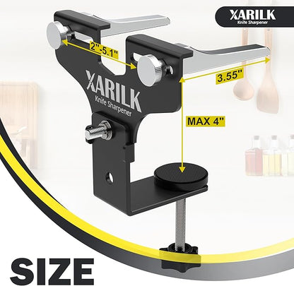 Upgraded Aluminum Knife Sharpener Securing Clip, Adjustable Width 2-5.1" - Image 3