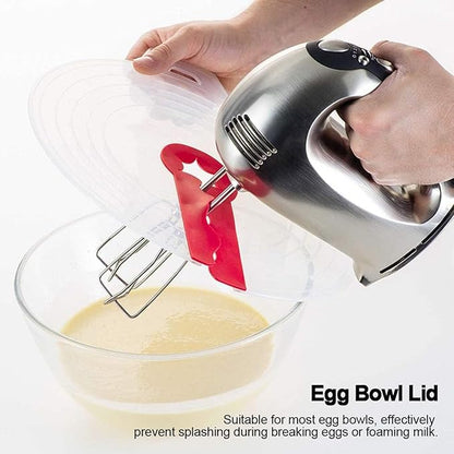 Silicone Mixing Bowl Splatter Guard, Modern Style, Dishwasher & Microwave Safe - Image 4