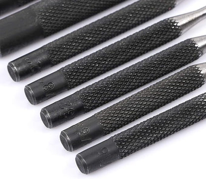Roll Pin Punch Set with Storage Pouch, 9 Piece Steel Removal Tool Kit - Image 6