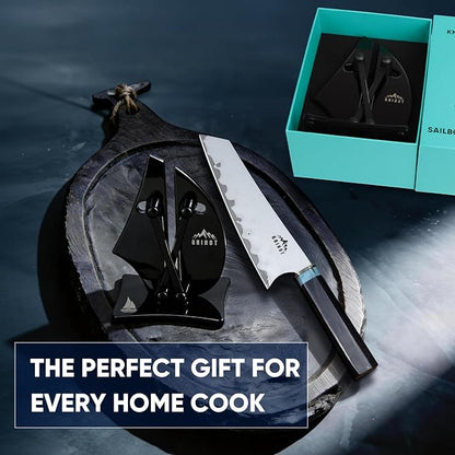 VN3 Professional Knife Sharpener | 3-Action Streamlined Sailboat Design - Image 8