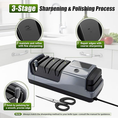 5-in-1 Electric Knife Sharpener - Image 4