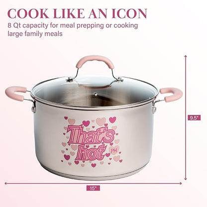 Paris Hilton Stainless Steel Stock Pot - Image 6