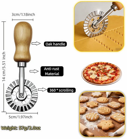 Pastry Wheel Cutter, 2 Inch Ravioli Cutter - Image 7