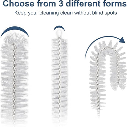 Straw Cleaner Brushes Sets, 12 Pieces 8.2 Inch Botthle Cleaning Brush and Nylon - Image 6