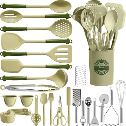 Kikcoin 43Pcs Kitchen Utensils Set by Kikcoin