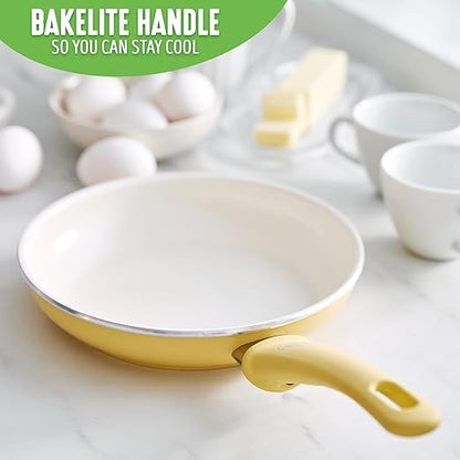 GreenLife Nonstick 8" Frying Pan Skillet, Non-Toxic PFAS-Free Ceramic Nonstick - Image 5