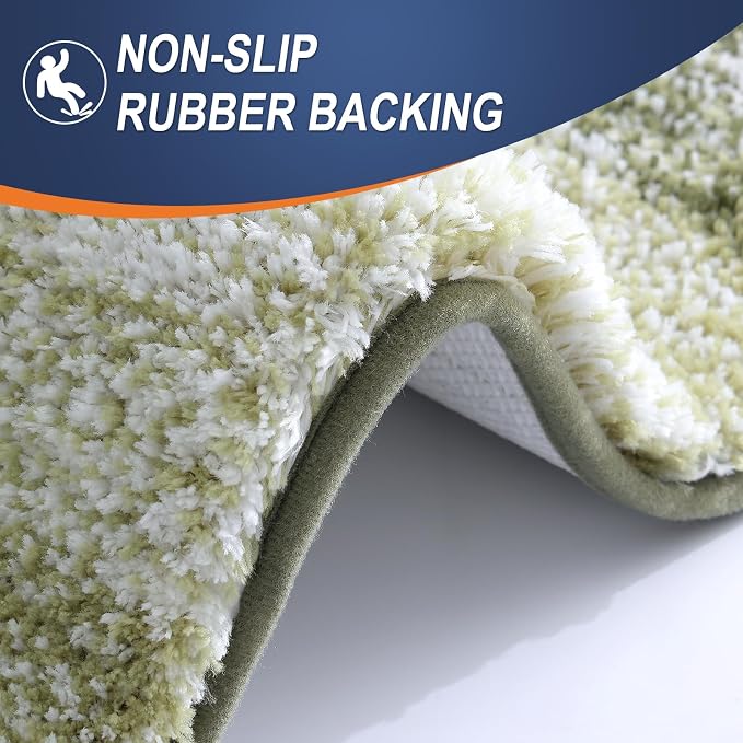 OLANLY Bathroom Runner Rugs Mat 44x24, Extra Soft Absorbent Microfiber Bath Rugs - Image 5