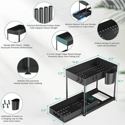 2 Pack Under Sink Organizer - Image 3