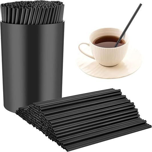 200 Pcs Black Coffee Stirrer and Holder Set Coffee Stir Sticks Coffee Stirrers by SMAODSGN
