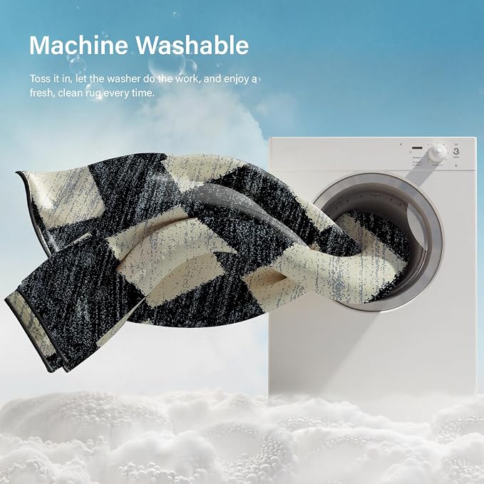 Lahome Zelie Machine Washable Area Rugs - Image 4