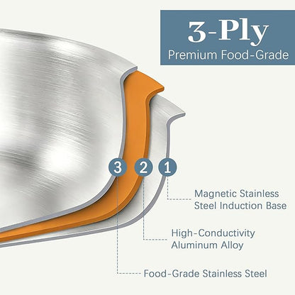Stainless Steel Cookware Set - Image 3