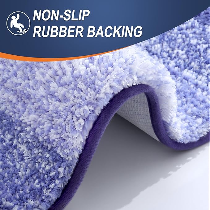 OLANLY Bathroom Runner Rugs Mat 47x20, Extra Soft Absorbent Microfiber Bath Rugs - Image 5