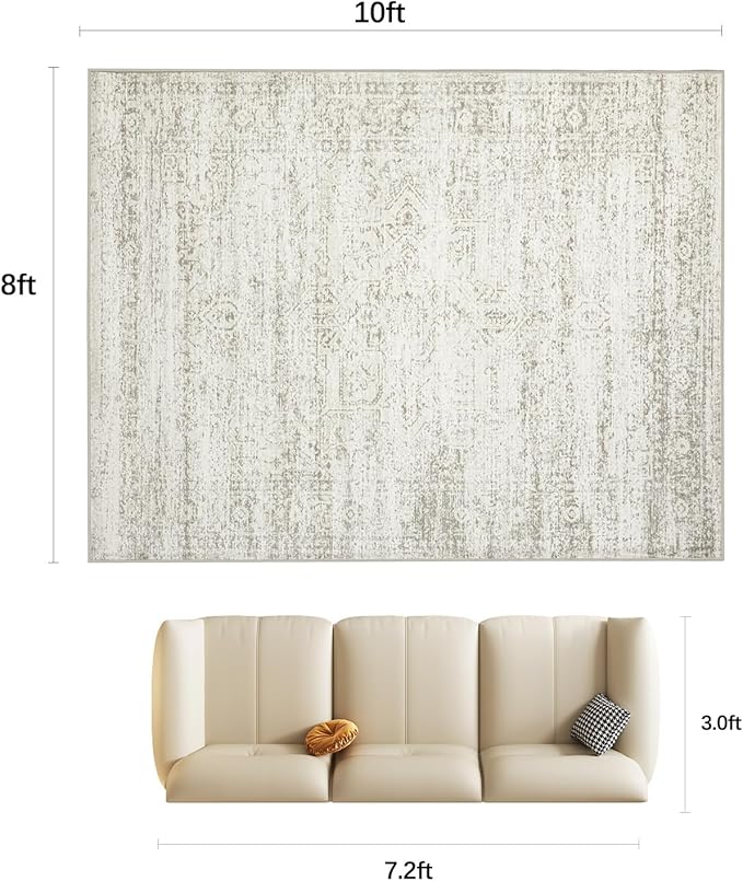 Srugn Double Layers 8x10 Area Rugs - Image 2