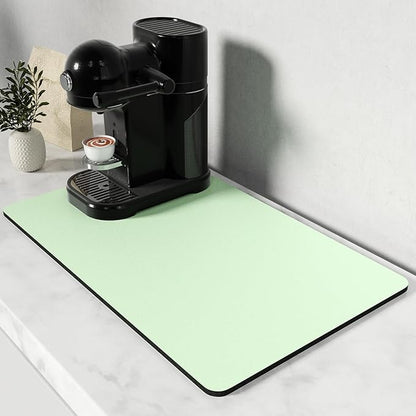 Rnivvi Coffee Mat, Hide Stain Rubber Backed Absorbent Dish Drying Pad by Rnivvi