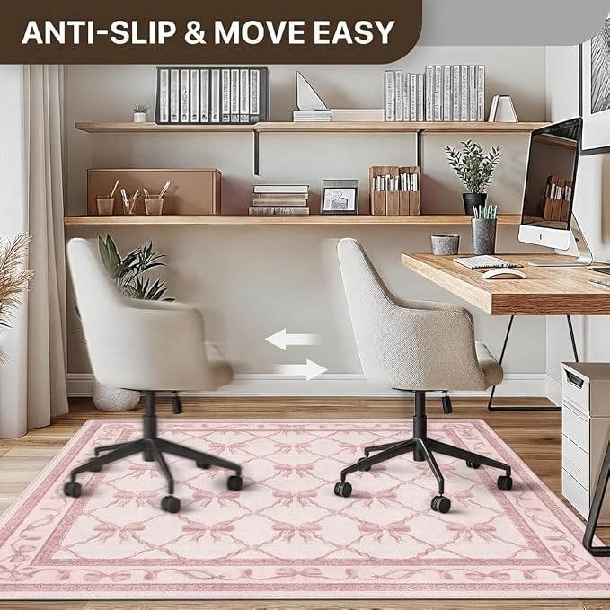 48"x72" Office Chair Mat for Hardwood Tile Floor, Under Desk Carpet Protector - Image 4