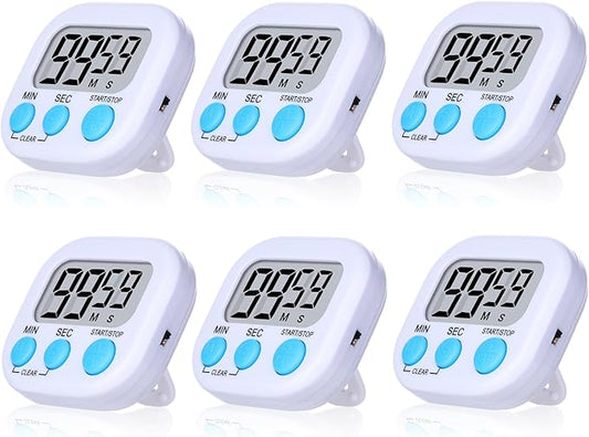 Mwellewm 6 Packs Digital Timers by Mwellewm