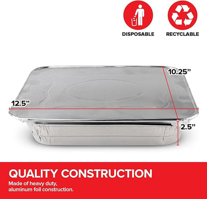 Stock Your Home 9 x 13 Disposable Aluminum Pans - Image 3