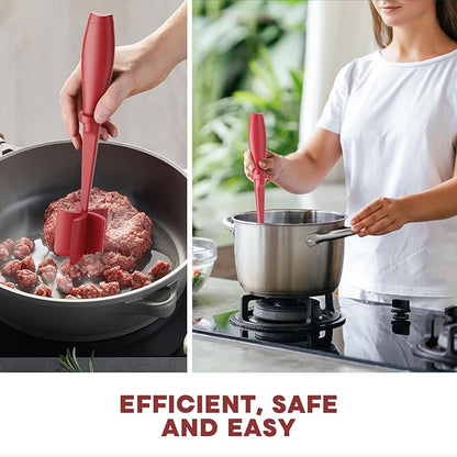 Meat Chopper, Upgrade Hamburger Smasher, Premium Heat Resistant Meat Masher - Image 6