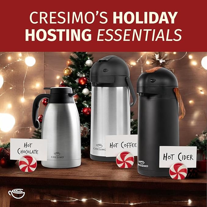 Coffee Carafe Airpot & Cleaning Brush - 101oz / 3L Airpot 12 Hours Hot Water - Image 3