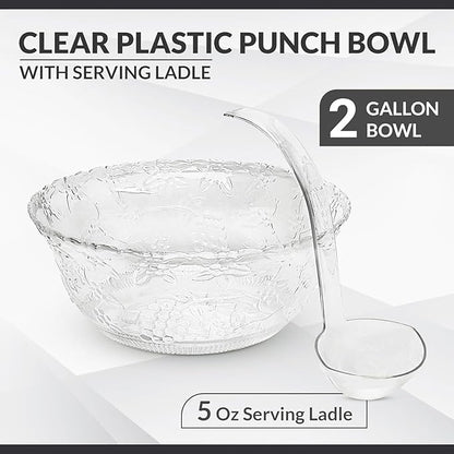 S.G Premium Quality Plastic Punch Bowl - Image 2