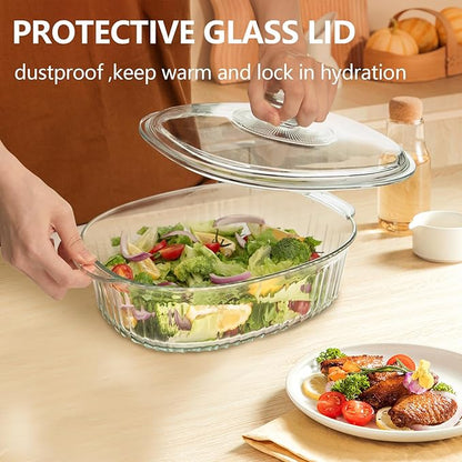 Luvan 2.8L/3Qt Glass Casserole Dish - Image 6