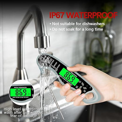 Meat Thermometer Digital，IP67 Waterproof Cooking Thermometer - Image 6