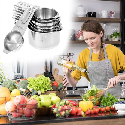 QWORK Stainless Steel Measuring Cups - Image 8
