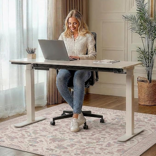 36"x60" Office Chair Mat for Hardwood Tile Floor, Under Desk Carpet Protector - Image 2