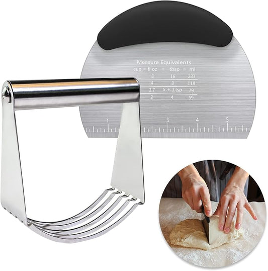 Pastry Cutter Dough Scraper Dough Cutter Scraper Tool Kitchen Pastry Blender by MSWGO