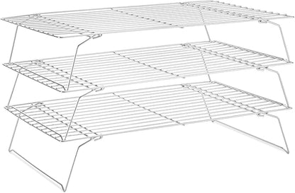 Cooling Rack for Baking 3 Tiers, Stainless Steel Baking Cooking Cooling Racks by Briout