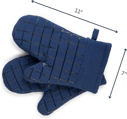 Oven Mitts and Pot Holders Set for Kitchen | 4 Pc Set| Heat Resistant Up to - Image 7