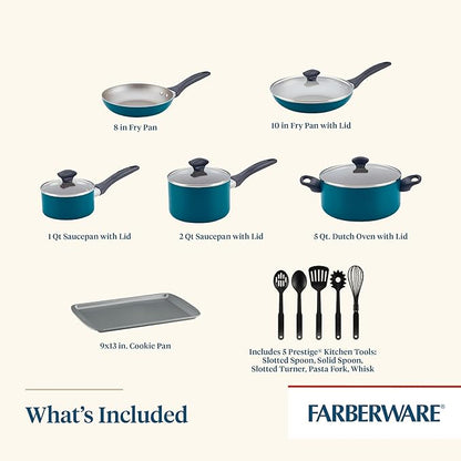 Farberware 20361 Dishwasher Safe Nonstick Cookware Set / Pots and Pans Set - Image 2