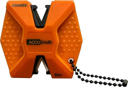 AccuSharp Pull Through Knife Sharpener Keychain, 2-Stage Sharpener by AccuSharpKnifeSharpeners