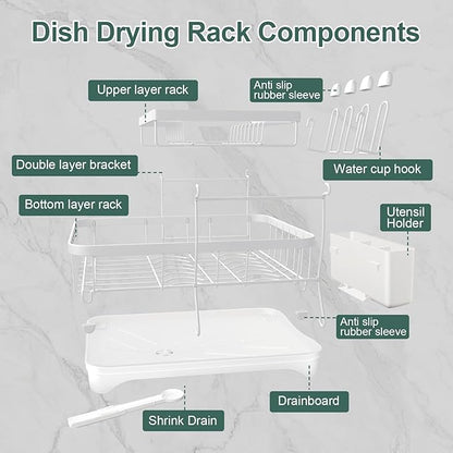 LIYI Dish Drying Rack, Large Dish Rack - Image 7