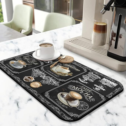 Fun Coffee Bar Mat, Fits Under Coffee Machine - Image 2