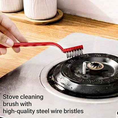Crevice Cleaning Brush Set, Kitchen Sink Dead Corner, Window Gap, Floor Brush - Image 2