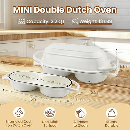 YONILL Mini Double Dutch Oven for Sourdough Bread Baking - Image 4