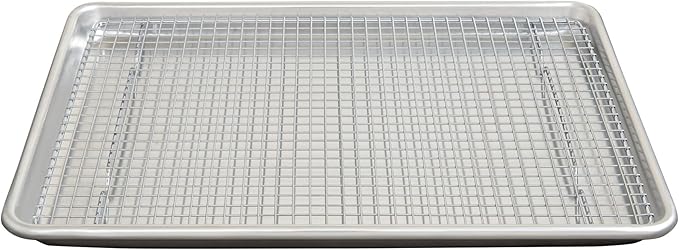 Mrs. Anderson's Baking Professional Cooling Rack, Heavy Duty Steel, Fits Half - Image 3