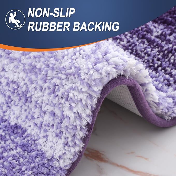 OLANLY Large Bathroom Rugs Mat 50x30, Extra Soft Absorbent Microfiber Bath Rugs - Image 5