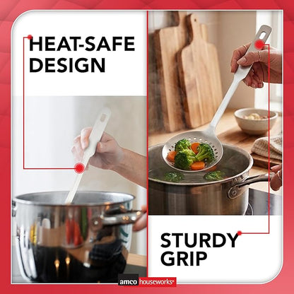 Amco 5 Piece Stainless Steel Cooking Utensil Set - Image 6
