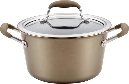 Anolon Advanced Home Hard-Anodized Nonstick Tapered Sauce Pan/Saucepot by Anolon